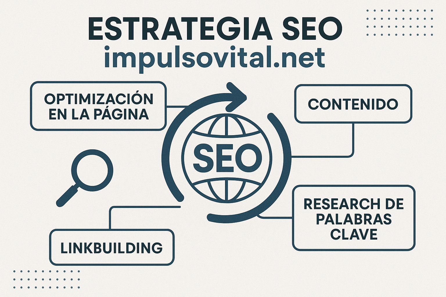 Estrategia SEO inicial para ImpulsoVital.net