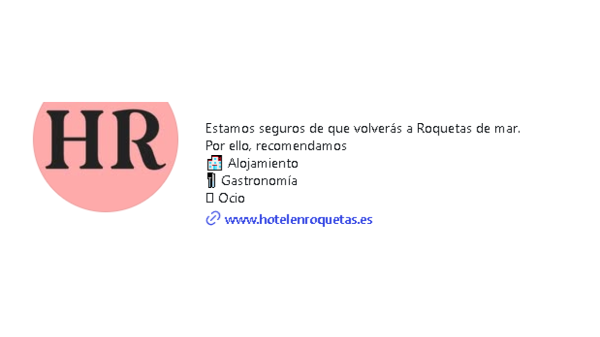 Ilustración de hoteles en Roquetas de Mar