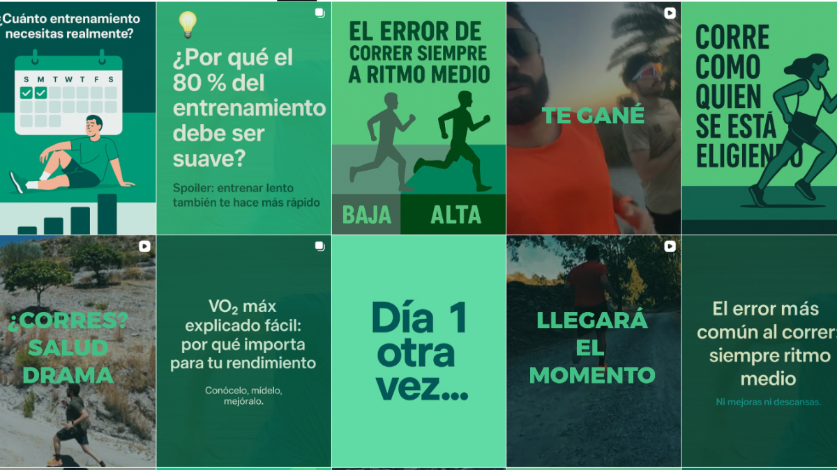 Ilustración del entrenador de running con IA